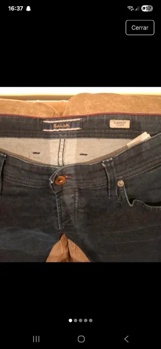 Pantalón Salsa Carrito Slender Talla 42