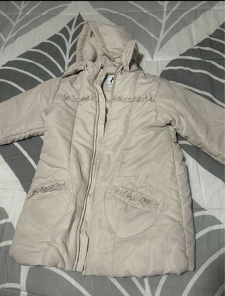 Cappotto con cappuccio taglia 4/5 anni