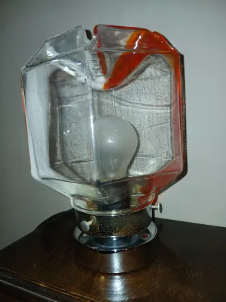 Lampada design italiano anni '60 vetro