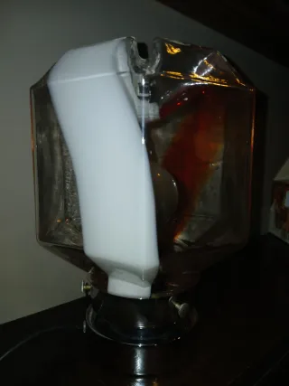 Lampada design italiano anni '60 vetro