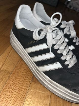 Adidas Gazelle negras y blancas