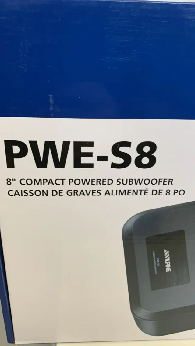 Alpine PWE-S8 Subwoofer Autoamplificado 8