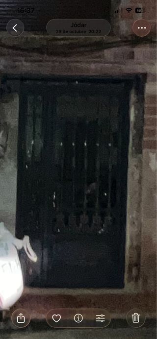 Puerta de calle de 220 de alta por 124 de ancha