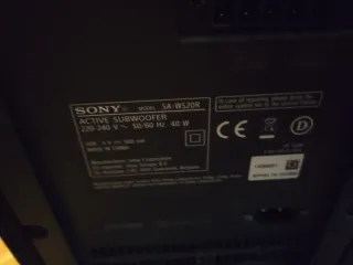 Barra de Sonido Sony Home Theatre System