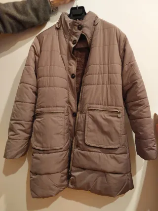 Chaqueta acolchada forro polar interior