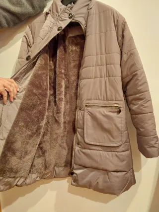 Chaqueta acolchada forro polar interior