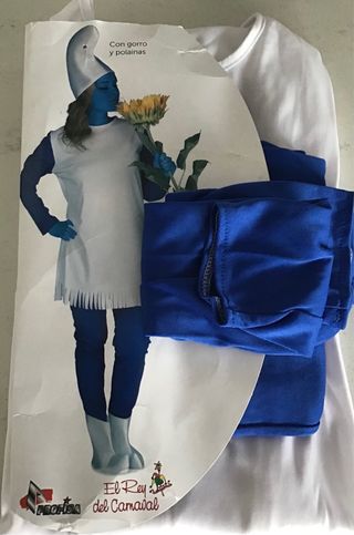 Disfraz de Pitufina Talla Única