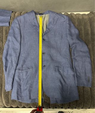 Completo uomo blu lino Conbipel