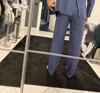 Completo uomo blu lino Conbipel