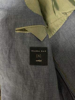 Completo uomo blu lino Conbipel