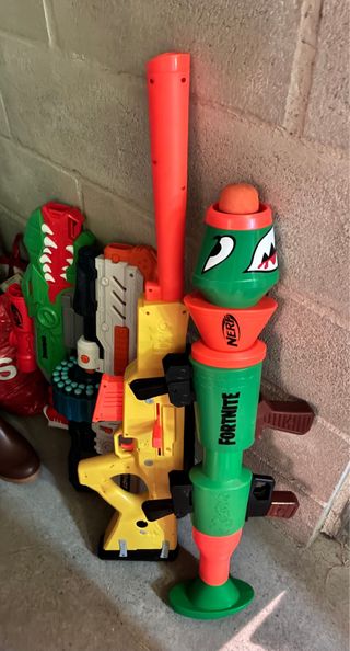 Lote Juguetes Fortnite  4 Nerf