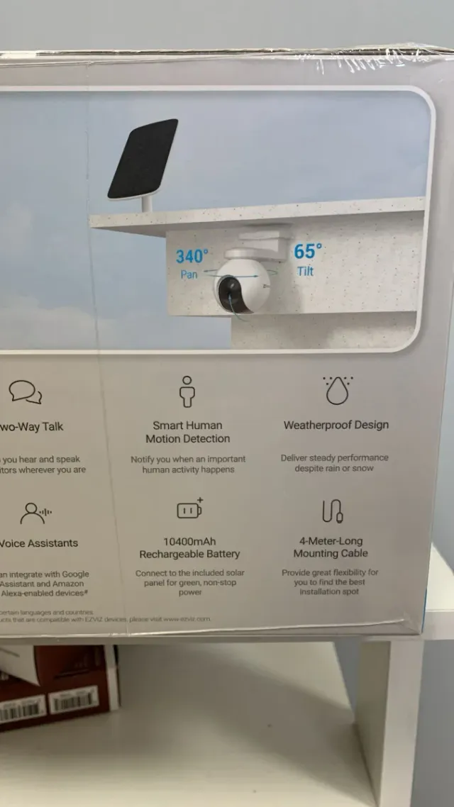 EZVIZ CB8 2K Cámara Inteligente Solar