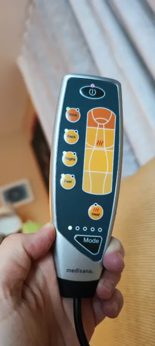 Esterilla Masaje Eléctrica Medisana Gris/Naranja