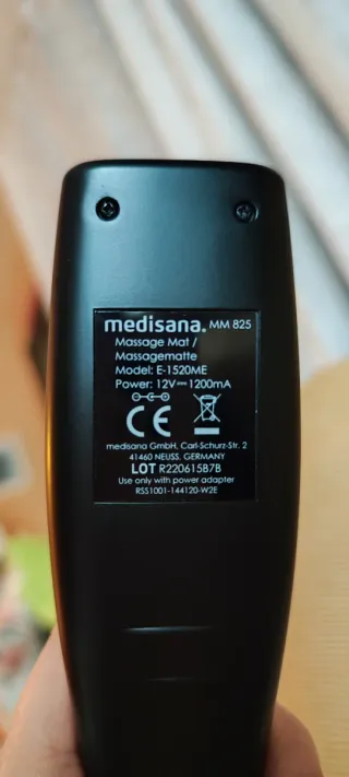 Esterilla Masaje Eléctrica Medisana Gris/Naranja