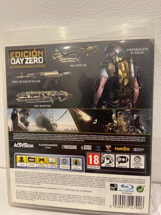 PS3 Call of Duty Advanced Warfare Edición Day Zero