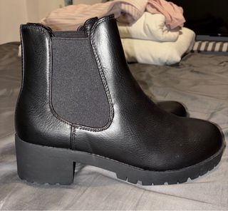 Botas Chelsea Negras Mujer