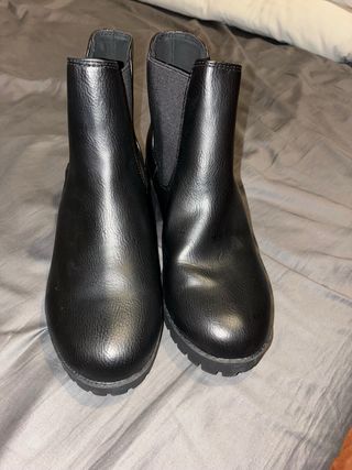 Botas Chelsea Negras Mujer