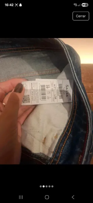 Pantalón Salsa Regular Fit Desgastado