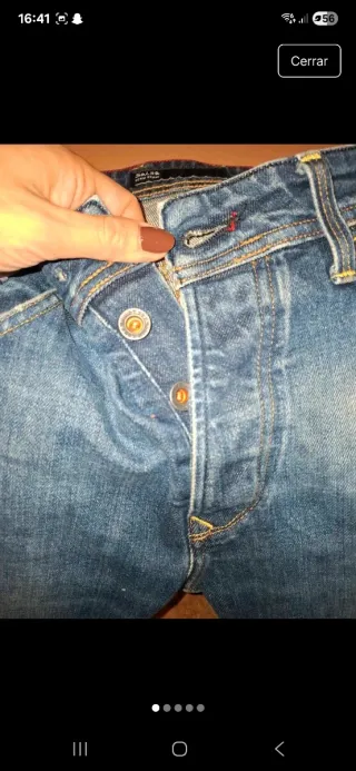 Pantalón Salsa Regular Fit Desgastado