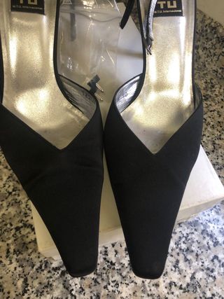 Zapatos de tacón negros Talla 40