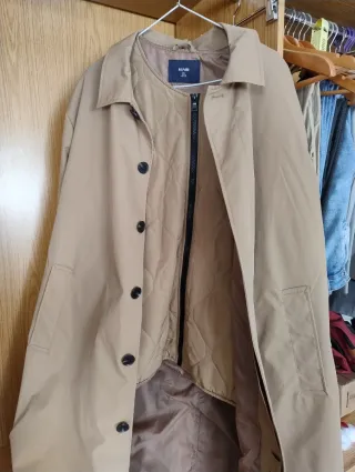 Gabardina hombre Kiabi beige