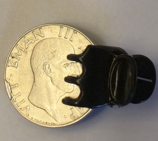 Italia,50 centesimi 1940.Errore,fallo nel tondello