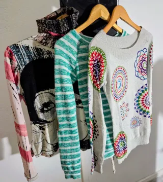 Lote 3 Camisetas Talla S Varias marcas