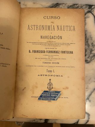 Curso de Astronomía Náutica y Navegación