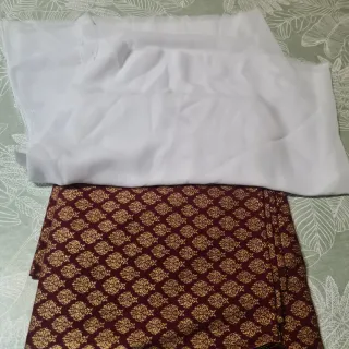 Vestido y delantal medieval azul Talla XL