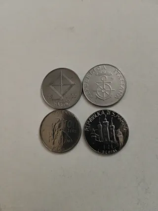 Lotto 4 Monete Italiane Rare