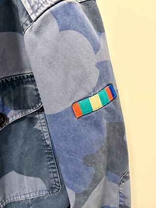 Parka Scotch & Soda camuflaje azul/gris