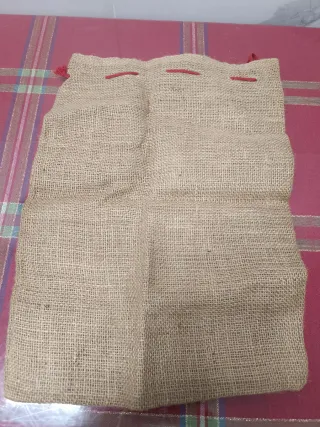 Sacco juta Natale 48x34 cm