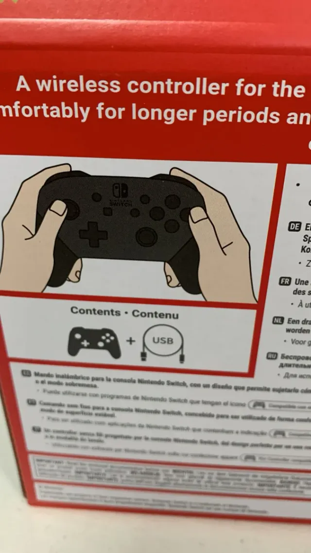 Mando Nintendo Switch Pro Controller