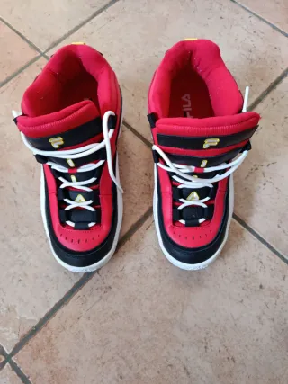 Scarpe Fila Uomo Tg 42 Rosse Nere