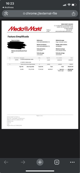 Secadora Dyson Supersonic HD08