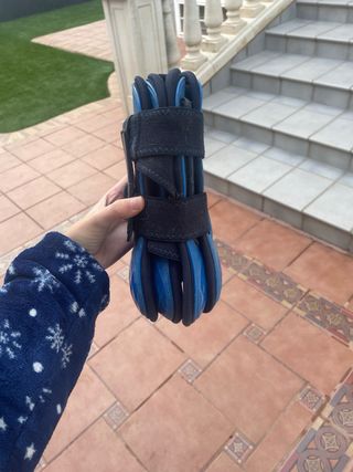 Protectores delanteros equitación azul