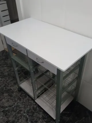 Mueble Cocina Metal y Madera