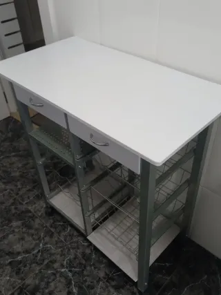 Mueble Cocina Metal y Madera