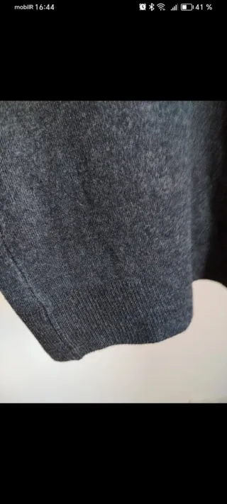 Jersey punto Zara gris XL