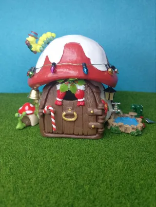 Casa di Natale dei Puffi Babbo Natale Navidad