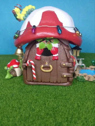 Casa di Natale dei Puffi Babbo Natale Navidad