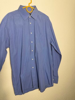 Camisa azul de vestir