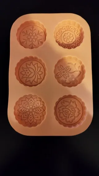 Stampo Silicone Rotondo Decorato