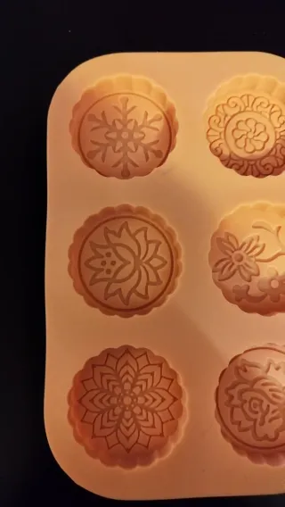 Stampo Silicone Rotondo Decorato