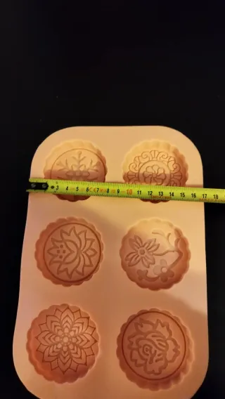 Stampo Silicone Rotondo Decorato