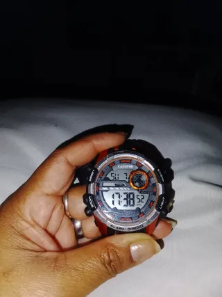 Reloj Calypso Negro y Rojo