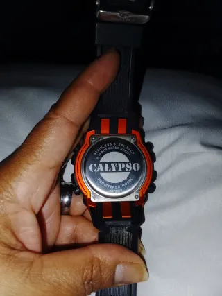 Reloj Calypso Negro y Rojo