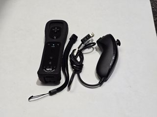 1 controller + 1 nunchuk nero Wii con Motion