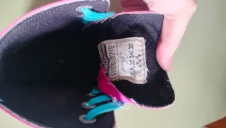 Patines rosas y turquesa