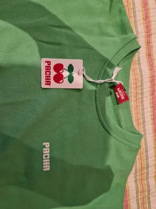 Sudadera Pacha Verde talla 12